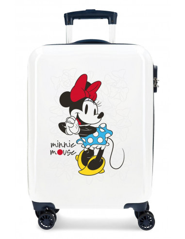 TROLLEY ABS 55CM.4R.MINNIE MAGIC